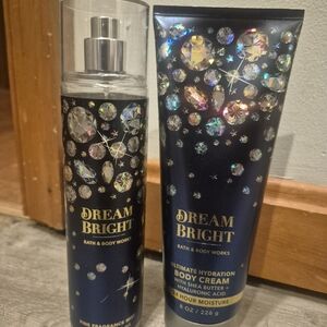 Bath & Body Works Dream Bright Body Cream and Fragrance Mist - Black and Gold